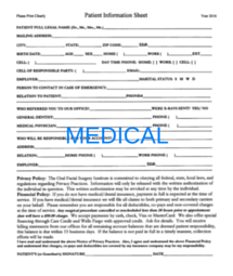 Medical Patient Form | Movahed OMS